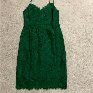 Green J Crew Dress
